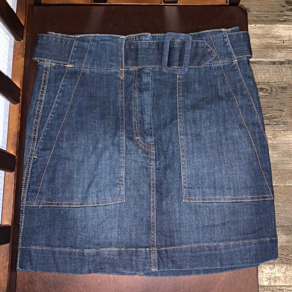 jean skirt, never worn!